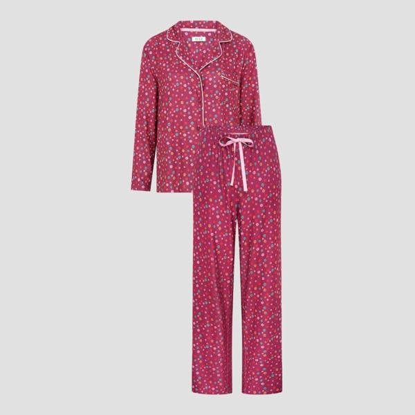 ELLE Buttersoft PJ in Burgundy