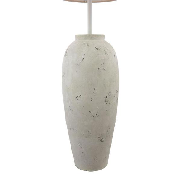 Pagazzi Lighting Lucinda White Concrete Floor Lamp