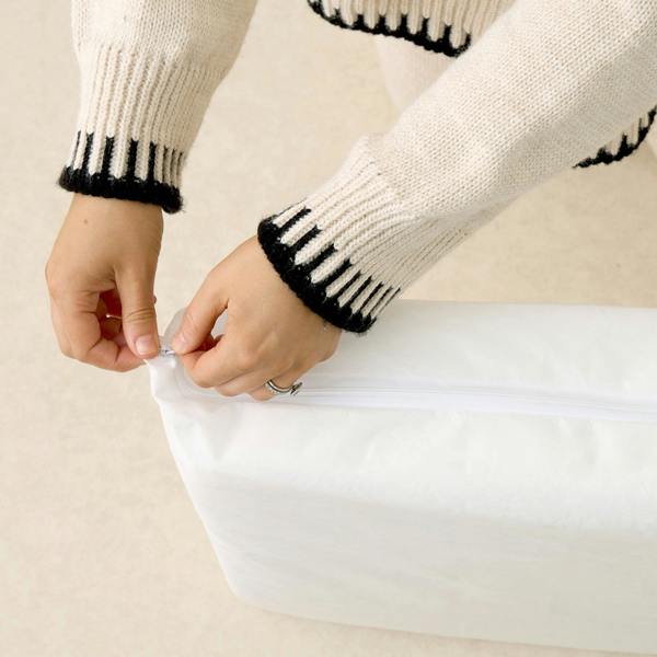 The Tiny Bed Company Tiny Dreamer Natural™ - Coconut Coir & 100% Wool Folding Travel Cot Mattress (95 x 65cm)