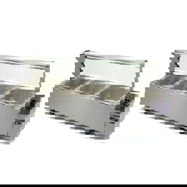 KuKoo 3 Pan Wet Well Bain Marie