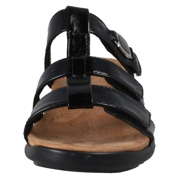 Clarks Ladies Clarks Triple Strap Summer Sandals Kitly Pearl