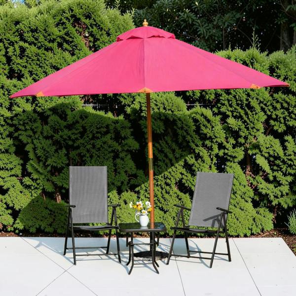 The Garden Marketplace 3m Premium Hardwood Garden Parasol Umbrella