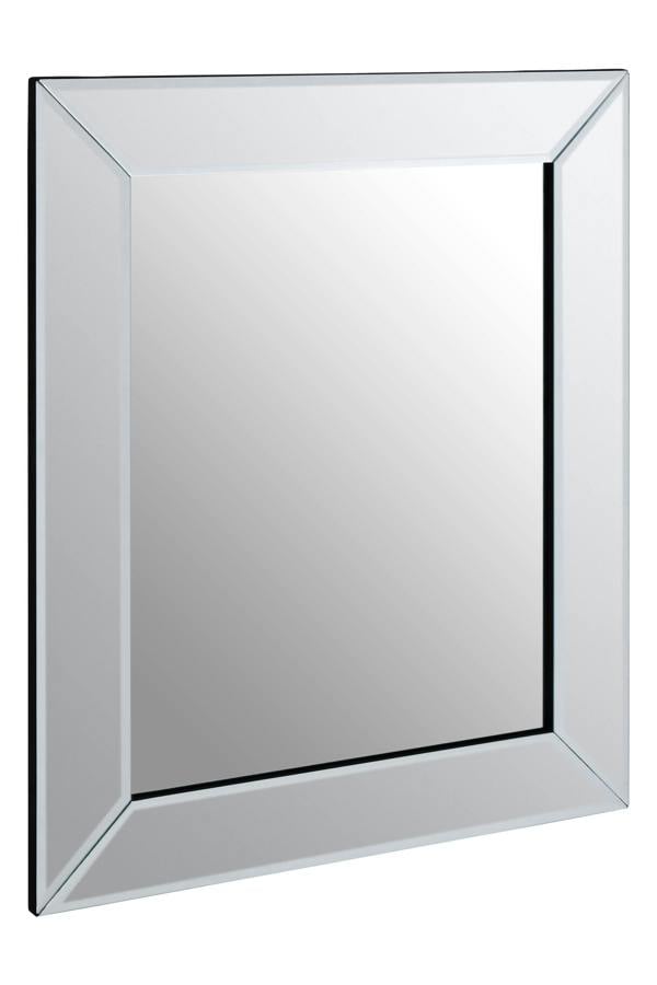 Sana Small Rectangular Wall Mirror with Bevelled Frame