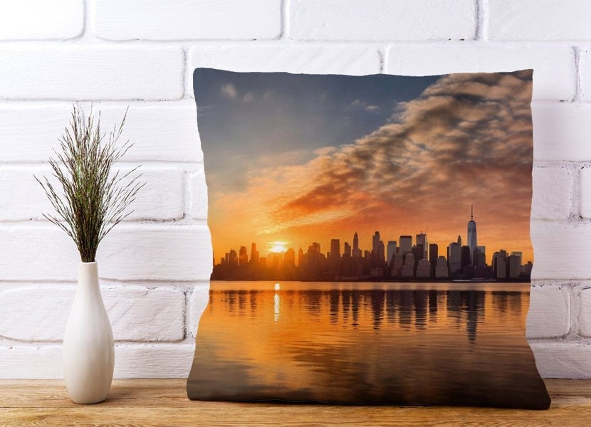 Warren Reed New York At Sunrise Cushions