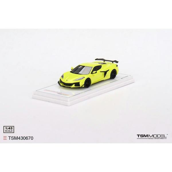 MCSlots Chevrolet Corvette Z06 2023 Accelerate Yellow 1:43 Scale TSM430670