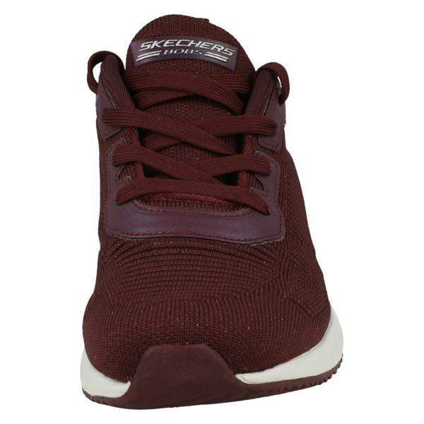 Skechers Ladies Skechers Bobs Sports Memory Foam Trainers Total Glam 32502