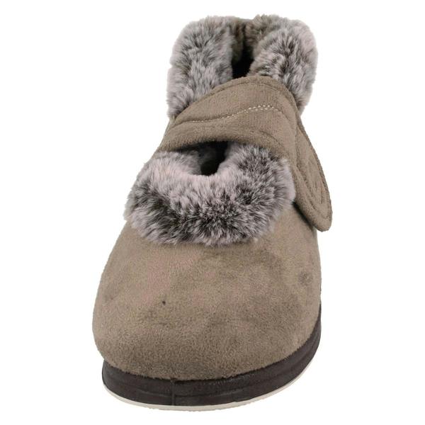 Padders Ladies Padders Cross Strap Slippers - Hush