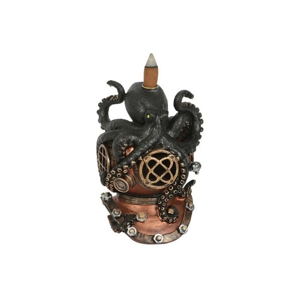 Serano Kraken on Diver's Helmet Backflow Incense Burner