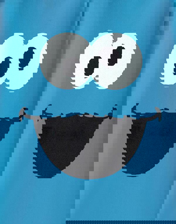 Sesame Street Unisex Kids Blue Cookie Monster Short Sleeved T-Shirt