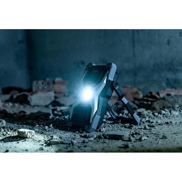 Brennenstuhl Rechargeable Work Light With Bluetooth Speaker Rechargeable LED Light 3000 Lumens - Lasts Up To 25 Hours per Recharge
