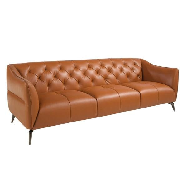 Angel Cerdá Chester sofa in brown leather 6168/6169