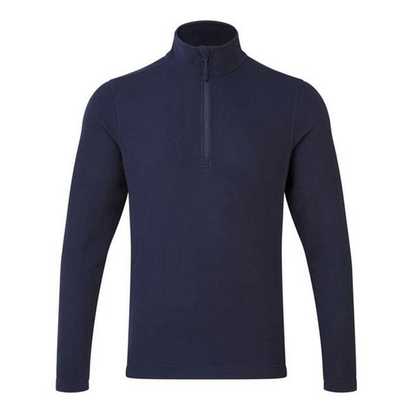 Premier Unisex Adult Recyclight Quarter Zip Fleece Top - Navy