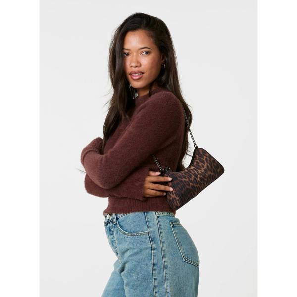 Pink Vanilla Fluffy Knit Cropped Jumper