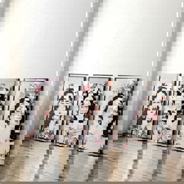 Living Room Art Paintings | Set of 3 Boho Women Wall art Prints