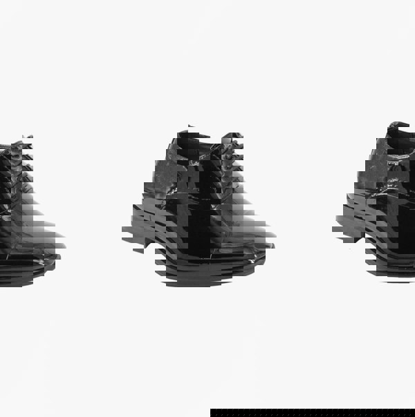 Goor Mens 5 Eyelet Capped Oxford Black