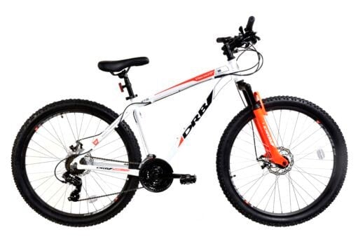 Dallingridge Viscount Mens Mountain Bike, 27.5in Wheel, 15in Frame - White/Red