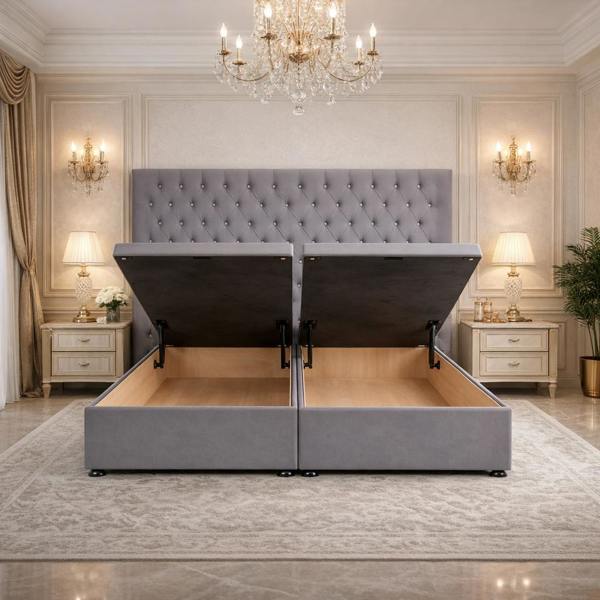 Great British Beds Topaz Winged Divan Ottoman Bed