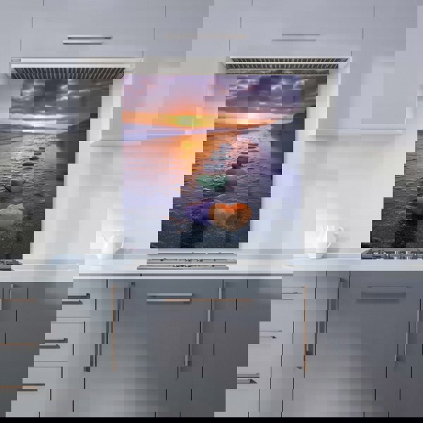 Warren Reed - Designer Heartstones at Sunset Kitchen Splashback