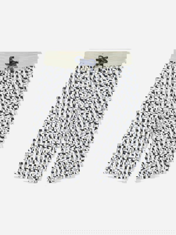 Aigner Boys Logo Bermuda Shorts in Grey