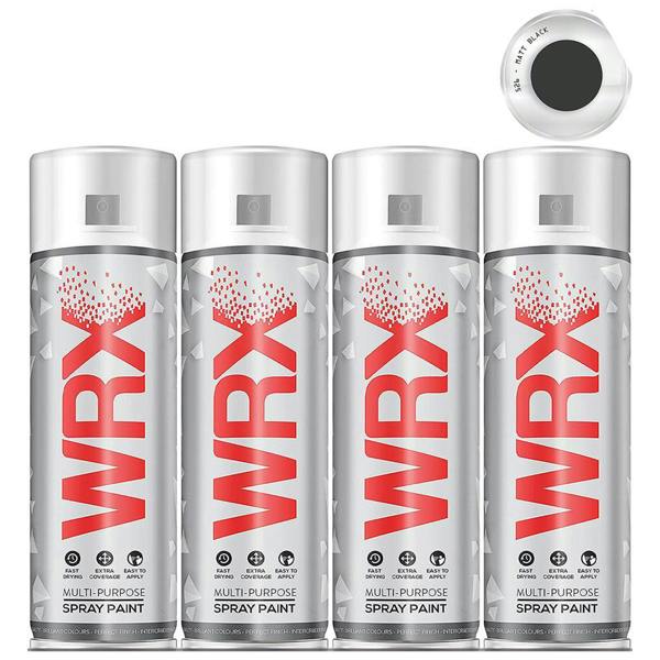 WRX 4X WRX Matt Black Spray Paint 400ml