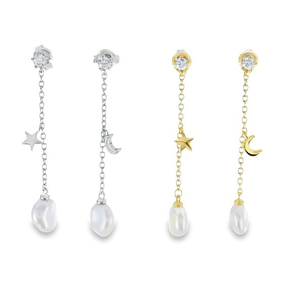 Reeves & Reeves Pearl Celeste Drop Earrings