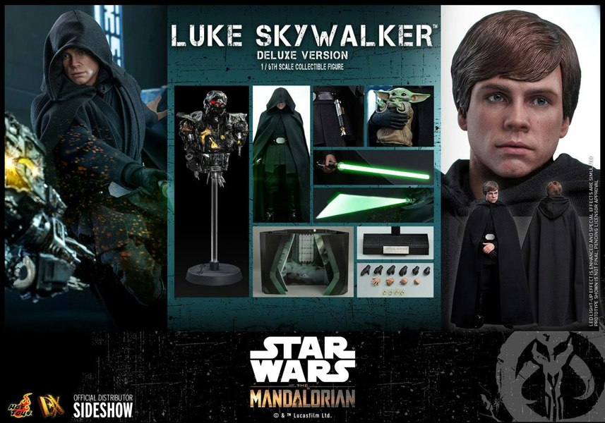 Hot Toys Luke Skywalker Star Wars The Mandalorian Action Figure Deluxe Version 1:6 Hot Toys 909048