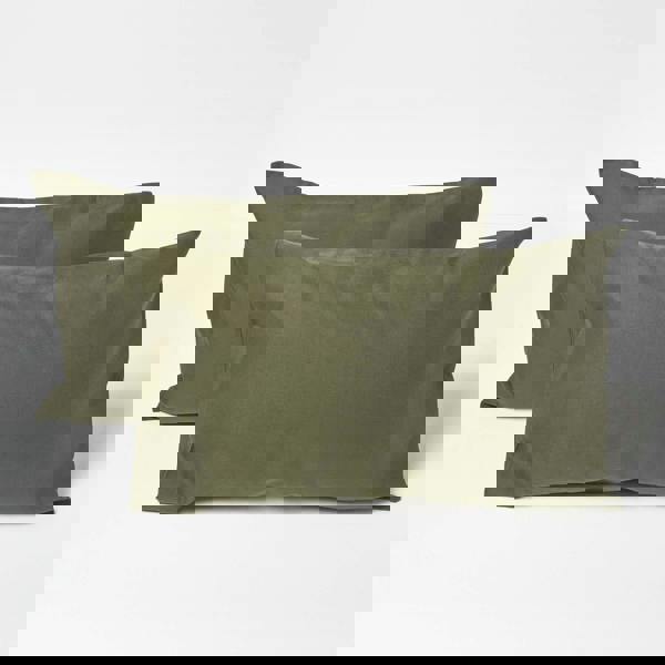 HOMESCAPES Linen Kid’s Pillowcases 60 x 40 cm, Pack of 2