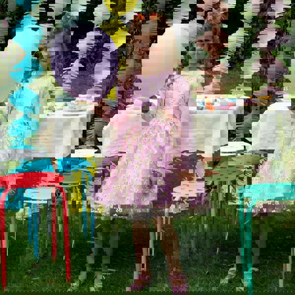 Rachel Riley 3D Daisy Tulle Party Dress