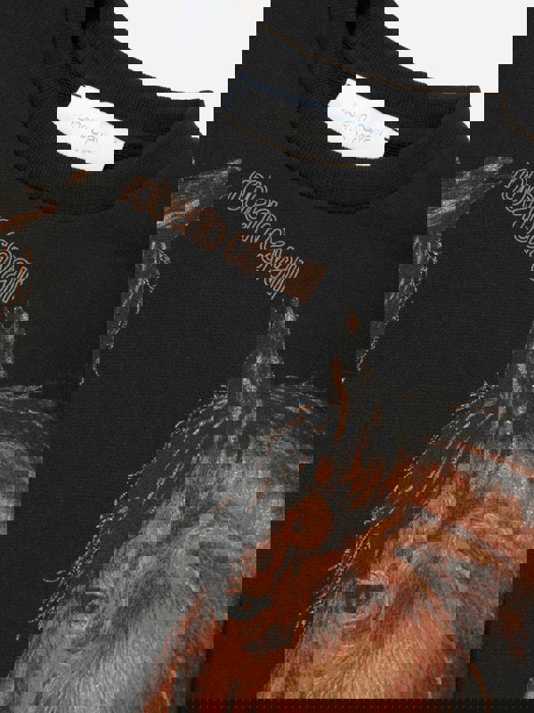 Roberto Cavalli Boys Horses Sweatshirt in Black