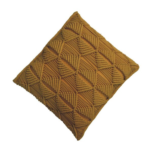 Wyld Haus Set of 2 Rochefort Mustard Handwoven Cushion Covers