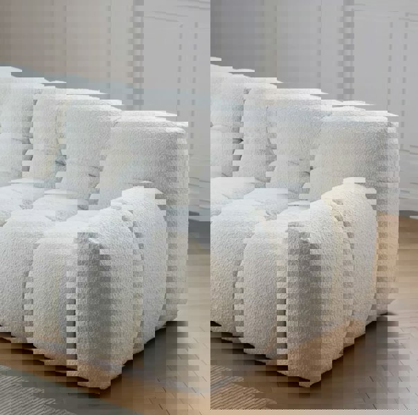 Weilai Concept Cora Cloud Two/Three Seater Sofa, Boucle