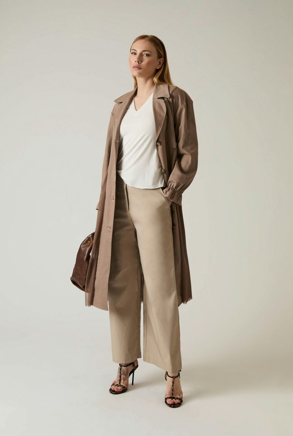 James Lakeland Cotton Beige Trousers