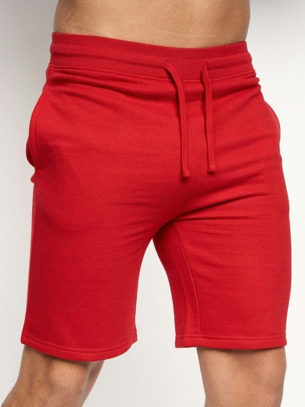 Crosshatch Bengston Jog Shorts Red