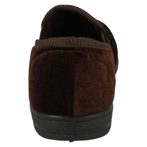 Mens Slippers Pattern Detailed Full Slipper Leo