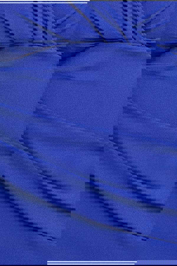 Scuba Bardot Pleated Midi Dress - Royalblue DR4135P