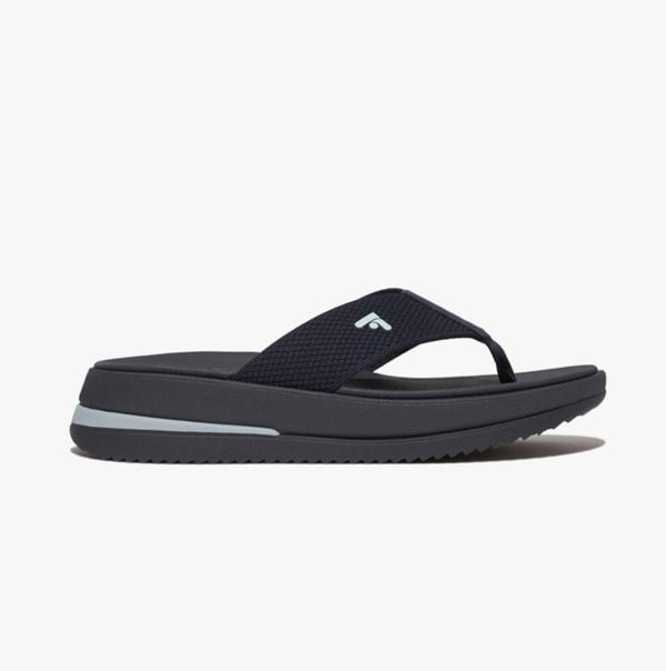 FitFlop SURFF TWO-TONE WEBBING Womens Toe Post Midnight Navy