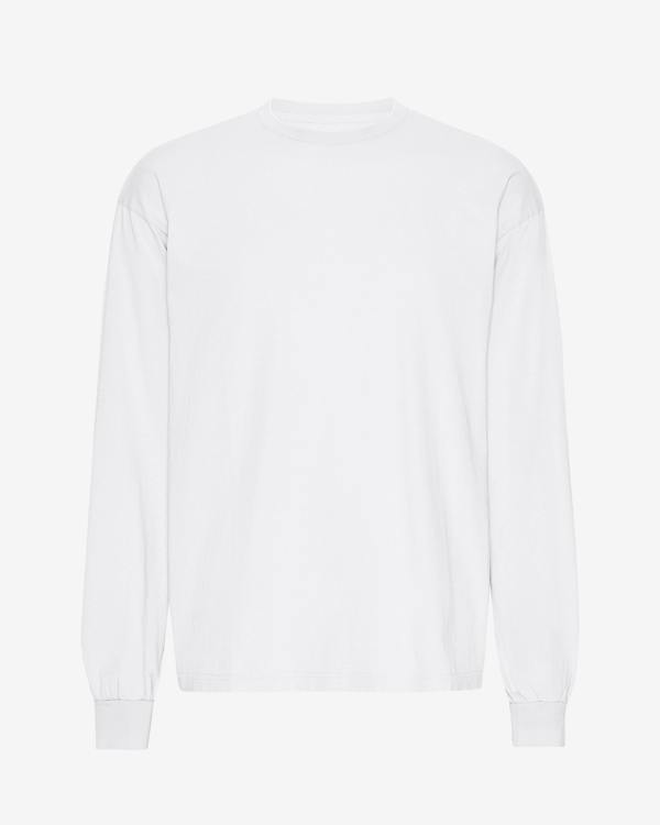Colorful Standard Oversized Organic Long Sleeve T-Shirt - Optical White