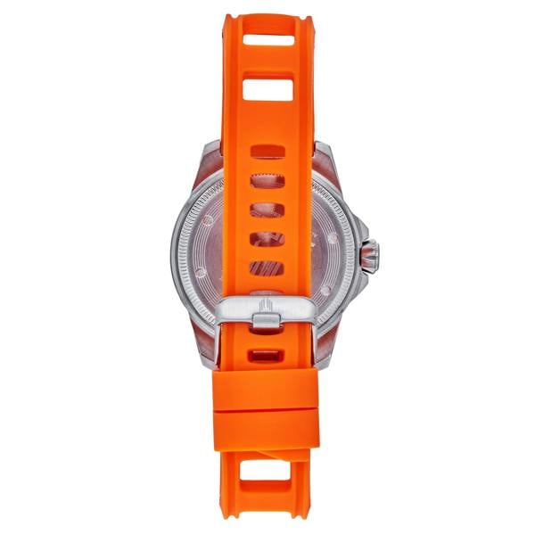 Shield Reef Strap Watch w/Date - Orange - SLDSH119-3