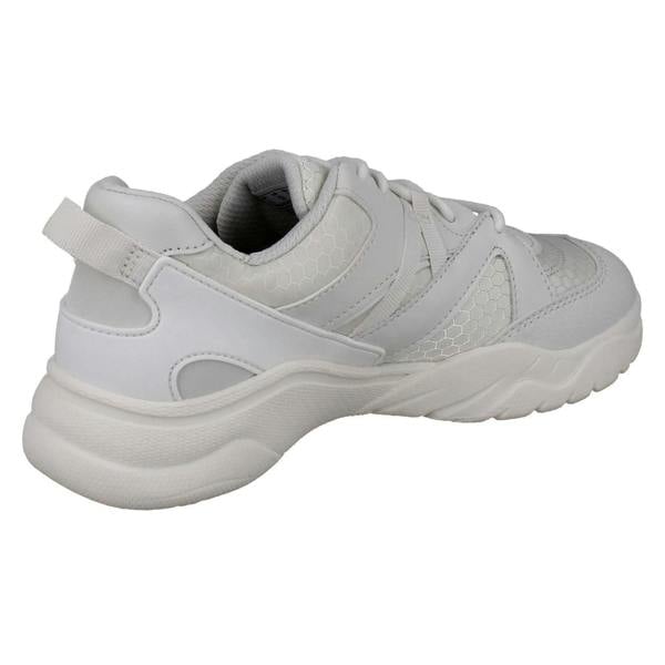 Clarks Kids Clarks Lace Up Sports Trainers Feather Pace O