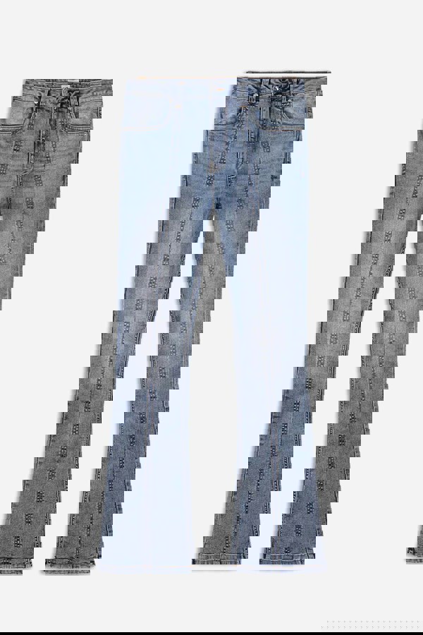 ENORSIA Lift Skinny And Shape Low Rise Flared Jeans