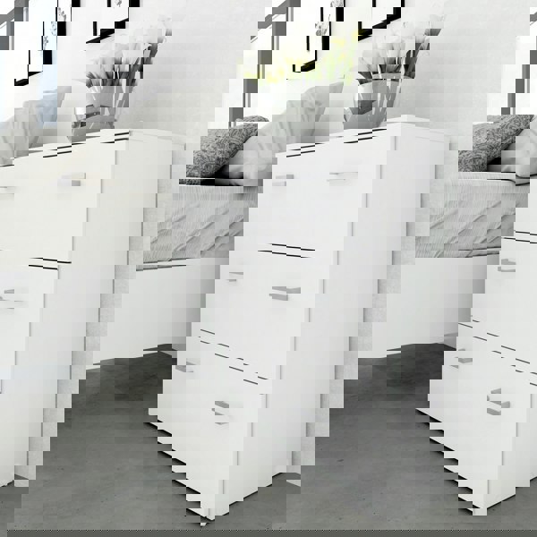 Furniture To Go Space Chest of 3 Drawers in White