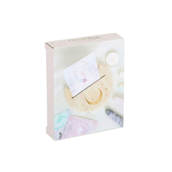 Serano Natural Crystal Crescent Moon Tarot Card Stand