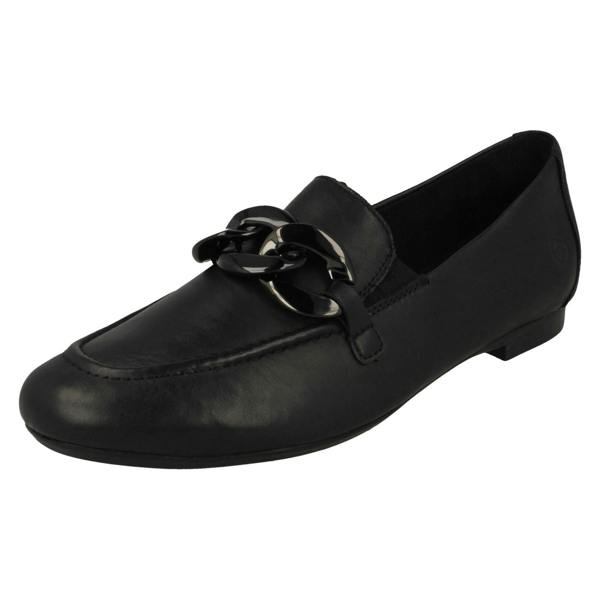 Remonte Ladies Remonte Smart Flat Shoes With Chain Detail D0K00
