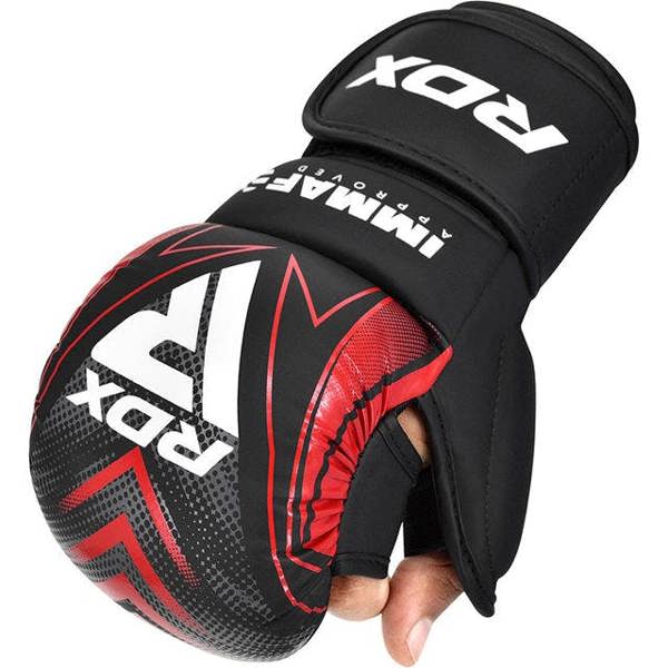 RDX Sports GRAPPLING GLOVES SHOOTER IMMAF-1 RED
