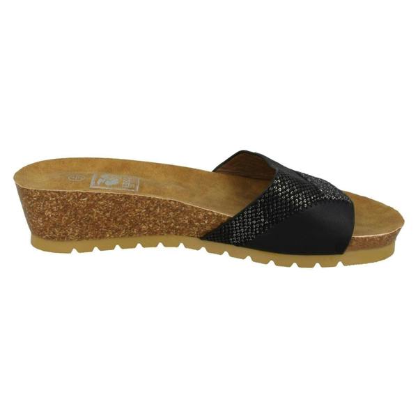 Down to Earth Ladies Down To Earth Mid Cork Wedge Sandals