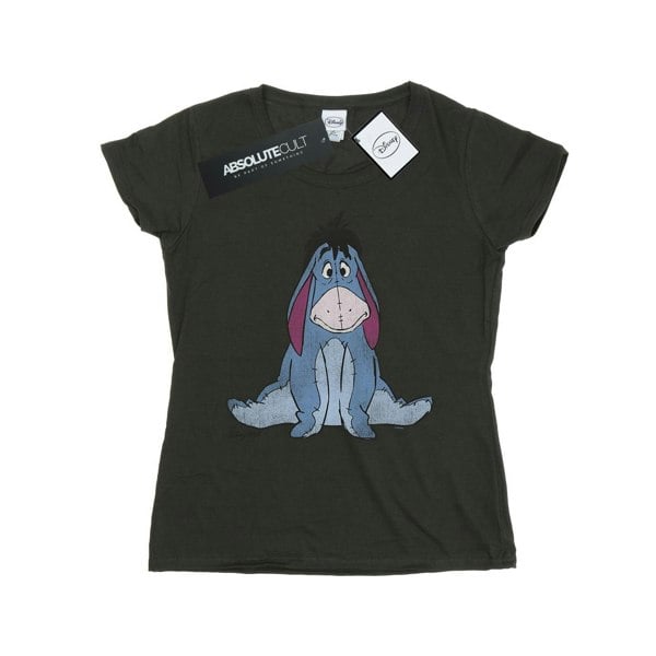 Disney Womens/Ladies Winnie The Pooh Classic Eeyore Cotton T-Shirt - Light Graphite