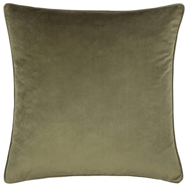 Evans Lichfield Opulence Cushion Cover - Khaki Green