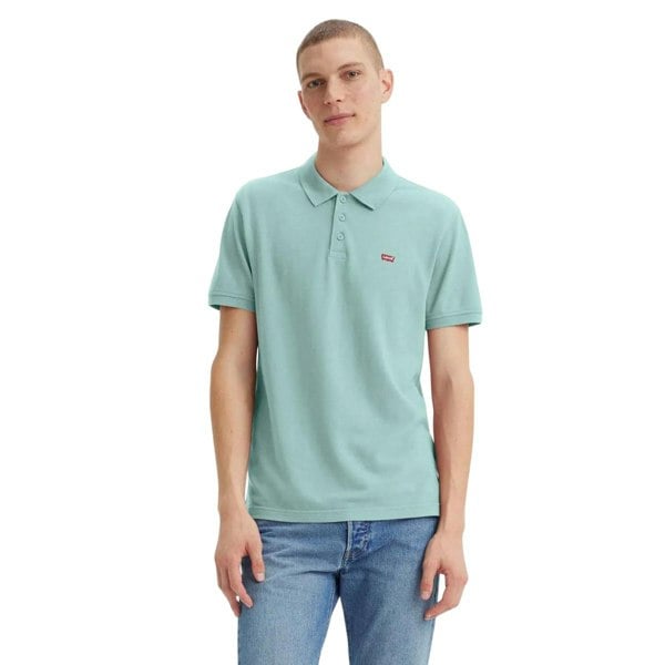 Levis Mens Housemark Polo Shirt - Aqua
