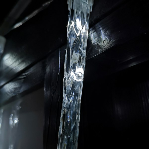 Samuel Alexander 6.9m White to Blue LED Colour Changing Icicle Lights Christmas Decoration