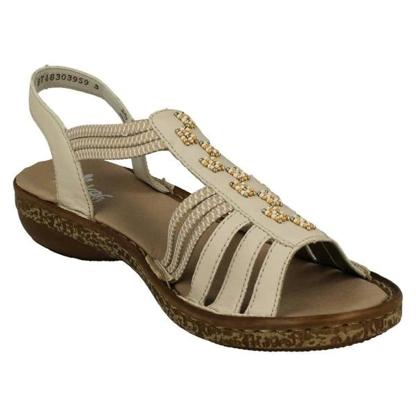 Rieker Ladies Rieker Casual Strappy Slip On Sandals 62855